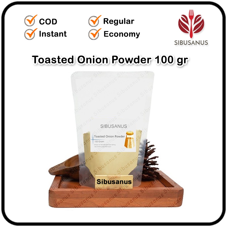 

Bawang Bombay Bubuk Panggang 100 gram Toasted Onion Powder Roasted