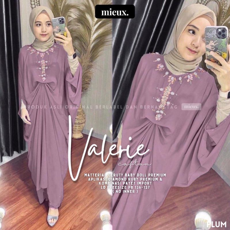 VALERIE KAFTAN kaftan payet original mieux kaftan raisa isyana kaftan