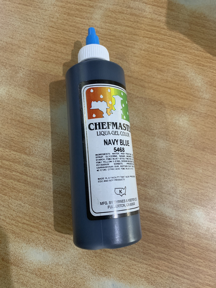 

Chefmaster Navy Blue 10.5oz 298gr / icing color pewarna
