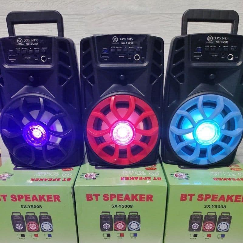 Speaker bluetooth SX-Y5008 Free Mic karaoke