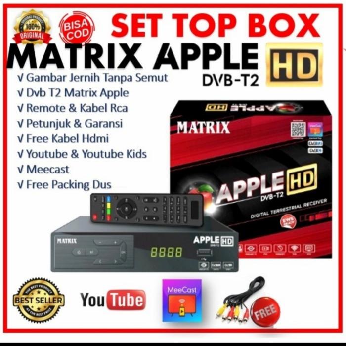 Set Top Box Dvb T2 Matrix Apple Hd Tv Digital Dvb T2 - Youtube