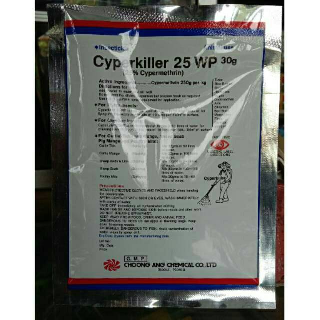 INSEKTISIDA CYPERKILLER 25 WP
