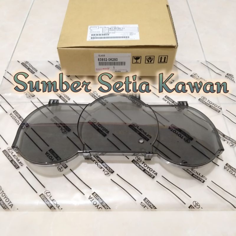 Mika Kaca Speedometer Toyota Fortuner Bensin Matic 2005 2006 2007 2008 2009 2010 2011 Original