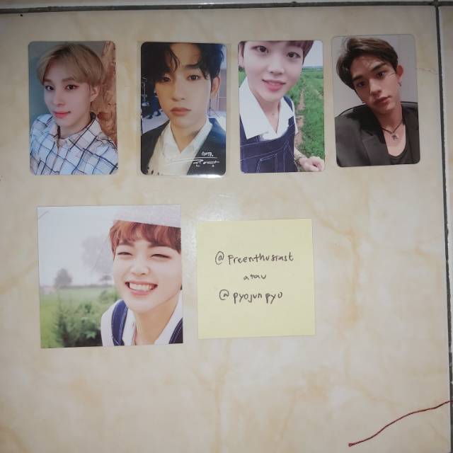 PHOTOCARD & PHOTOSTRIP X1 CRAVITY JUNGMO HYEONGJUN