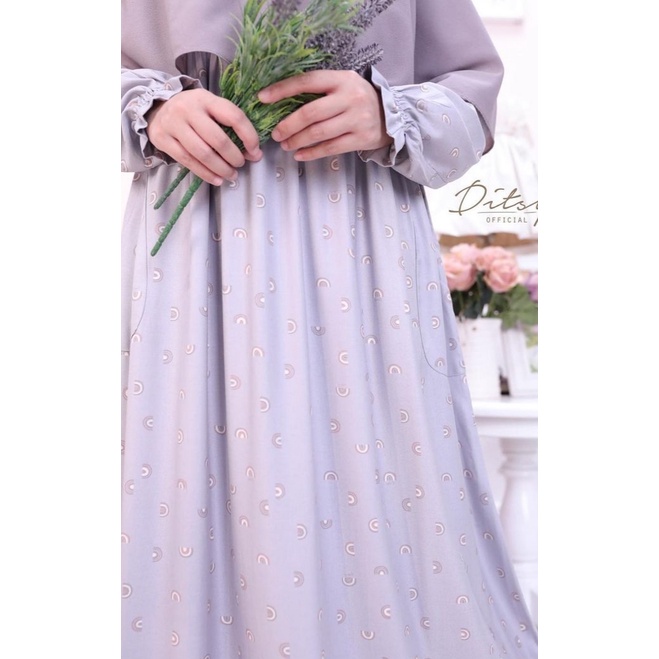 RAINBOW GREY NIGHTGOWN L DITSY JUNI