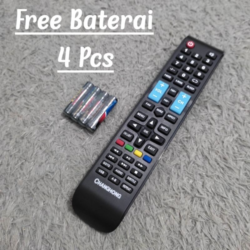 Remot TV CHANGHONG LED Analog Digital TV Original Terbaru - Remot TV CHANGHONG