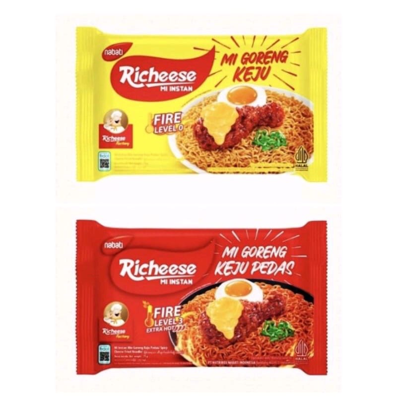 

GM Mie Richeese level Nol Pedas level 3 Termurah kirim hari ini