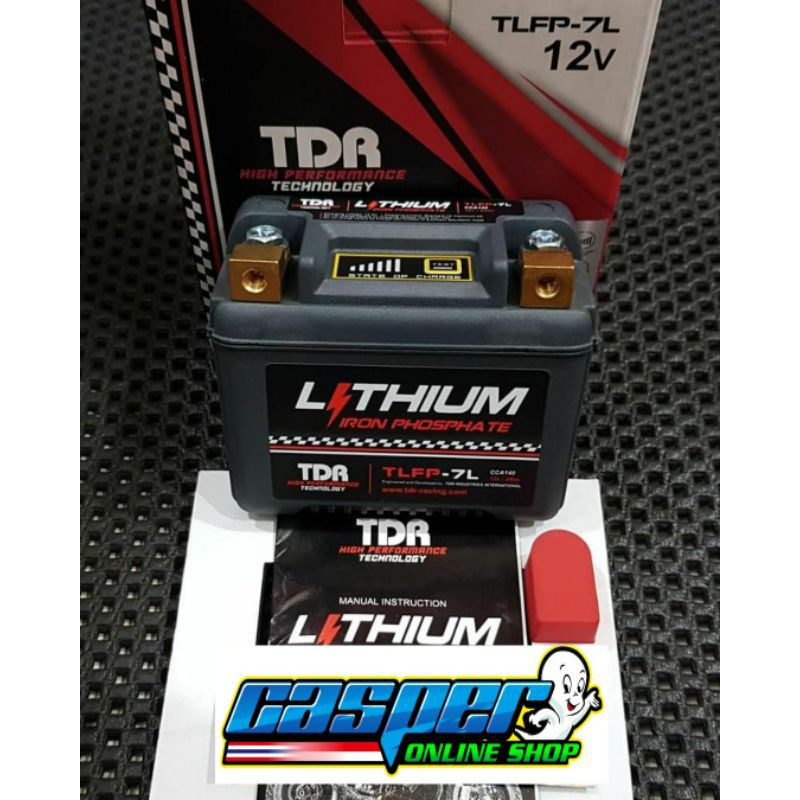 Aki accu lithium TDR batery TLFP 7L 12V