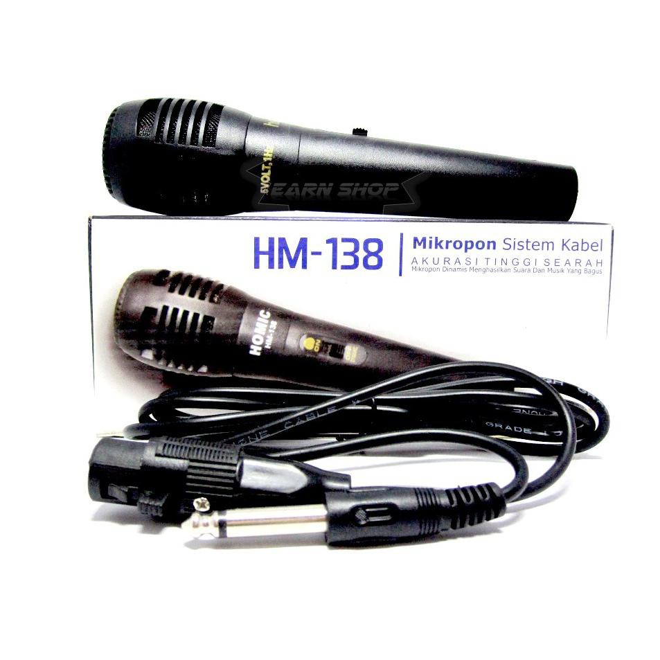 ♩ Homic Mic Karoke Micropon mix Kabel ✵