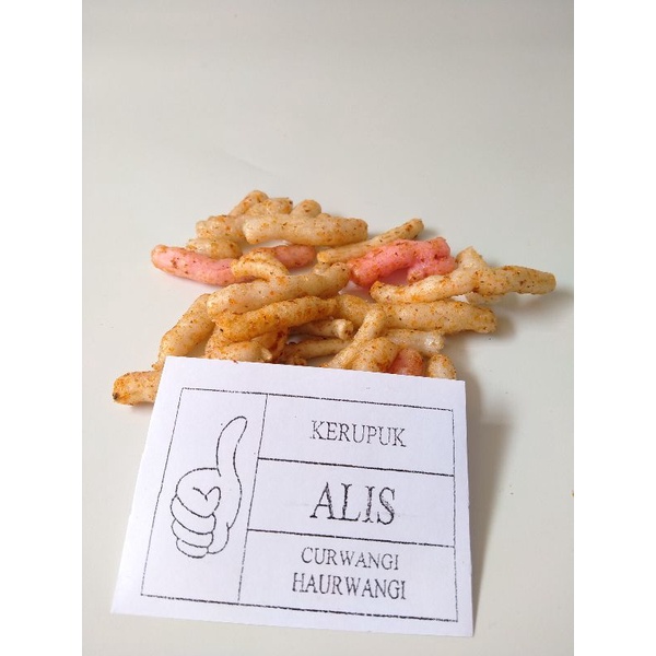 

Kerupuk alis pedas