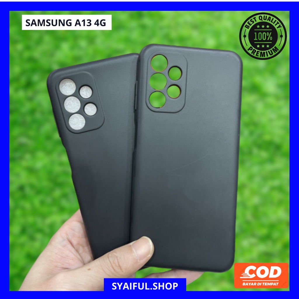 P/B- CASING COVER CASE SAMSUNG GALAXY A13 4G A23 A33 A53 M23 M33 PREMIUM BLACK MATTE ORIGINAL SILIKONE