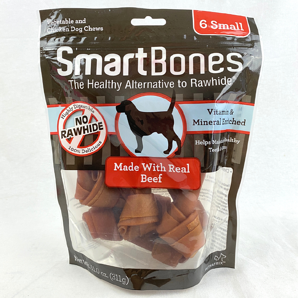 

SMARTBONES Snack Anjing Dental BEEF Small 6pcs