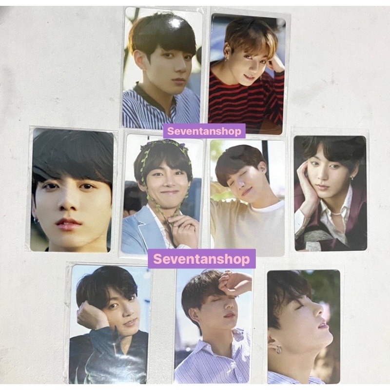 bts photocard dicon 101 taehyung daun, jhope, jungkook