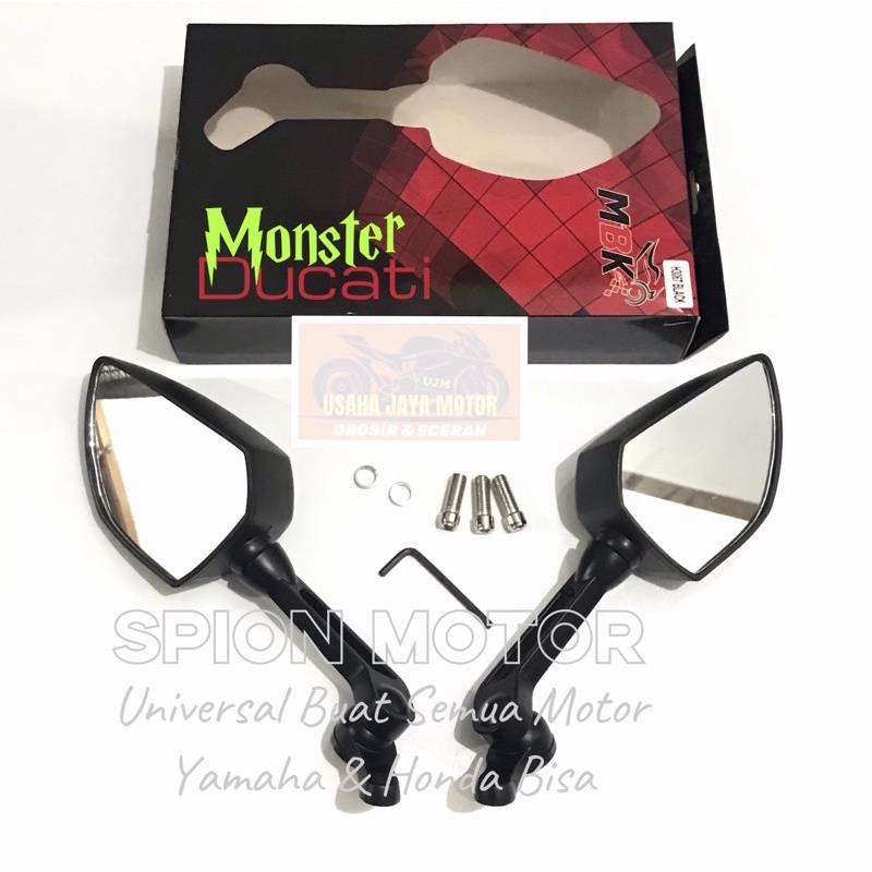 Spion Motor Model DUCATI Universal Buat Semua Motor Yamaha &amp; Honda Bisa