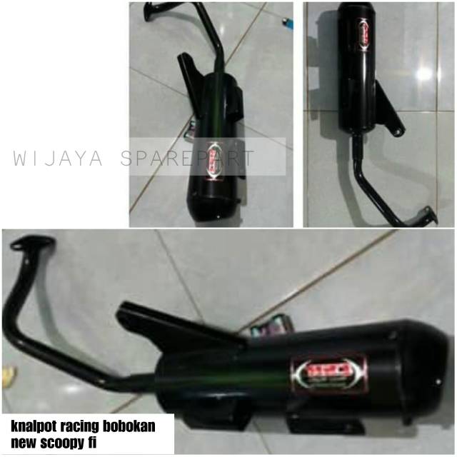 Knalpot Racing Bobokan New Scoopy Fi 2018-2019 Wijaya sparepart motor