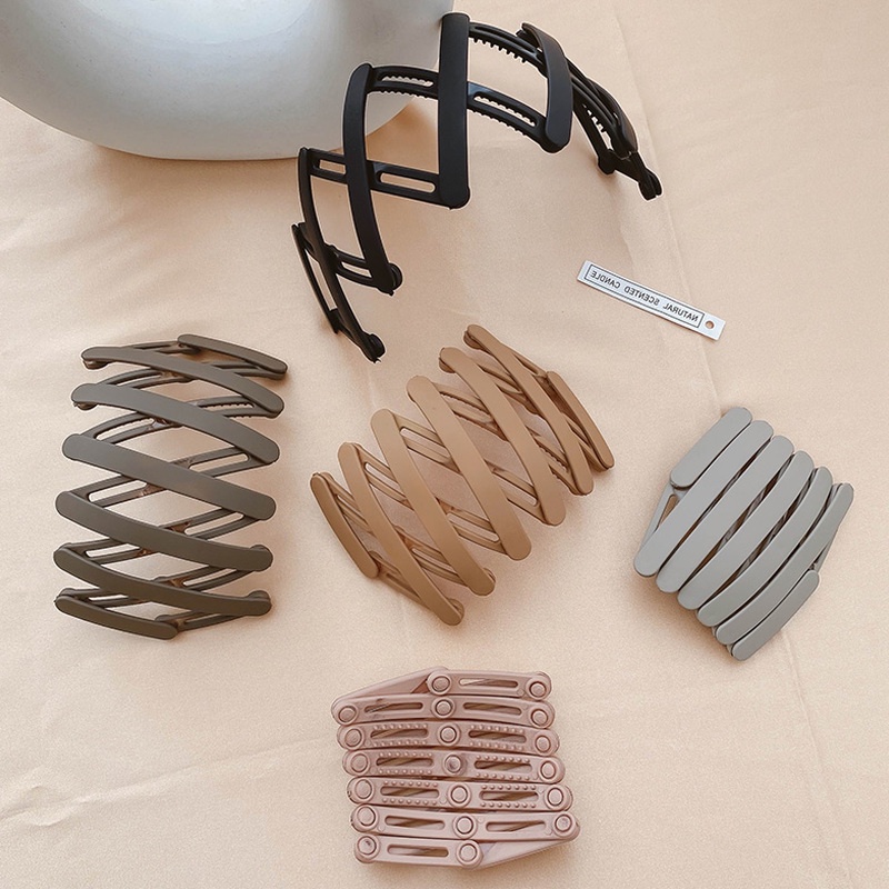 Retractable Headband Portable Folding Headband Summer Invisible Non-slip Headband for Women Fashion Hair Accessories