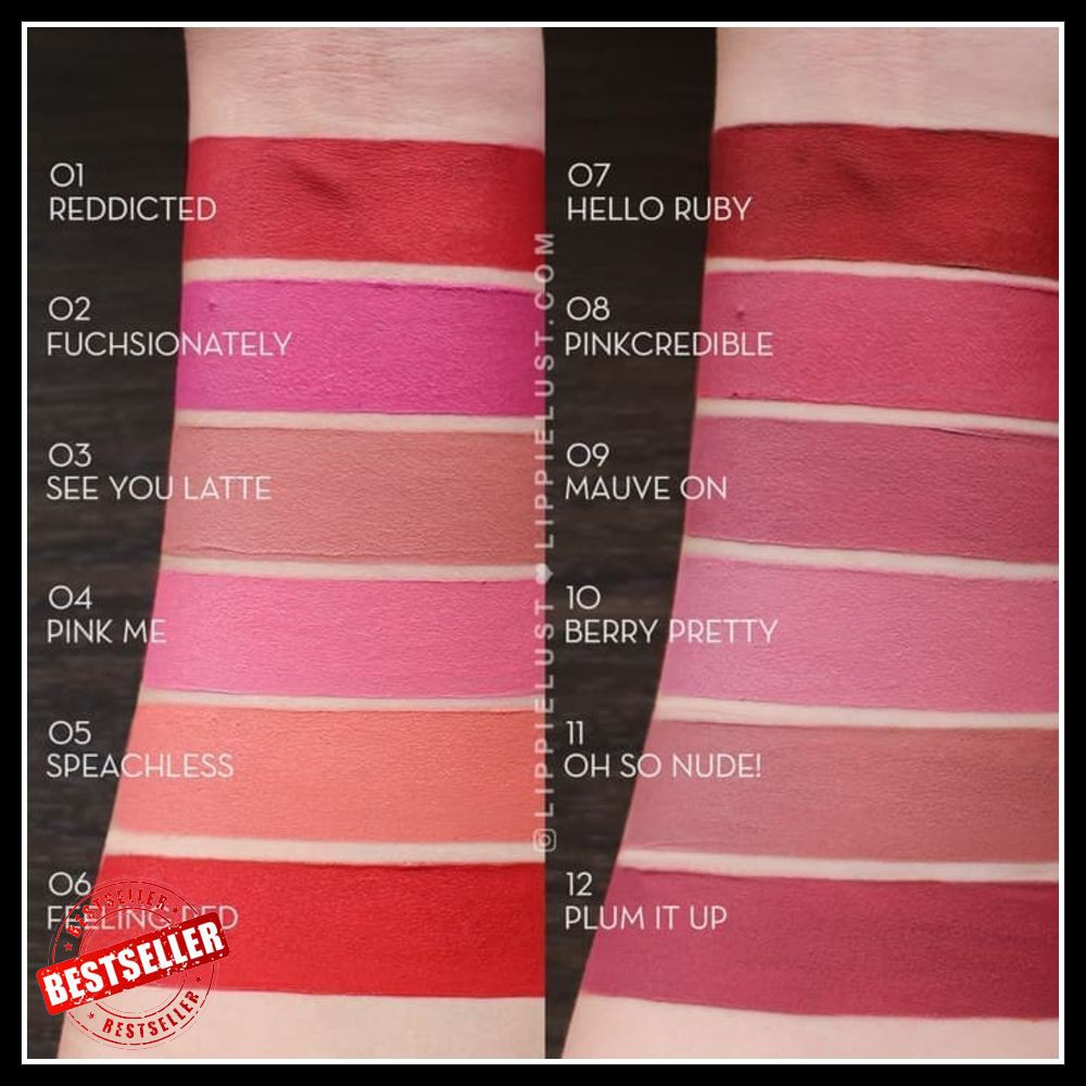 Wardah Exclusive Matte Lip Cream Original No.9 (Mauve On)