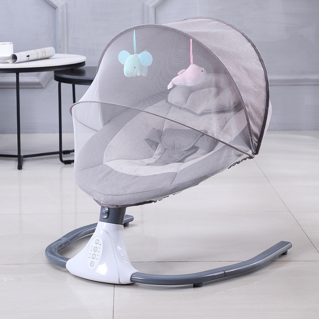 Automatic Baby Swing With Remote Control Ayunan Bayi Bouncer Elektrik Baby Swing Otomatis