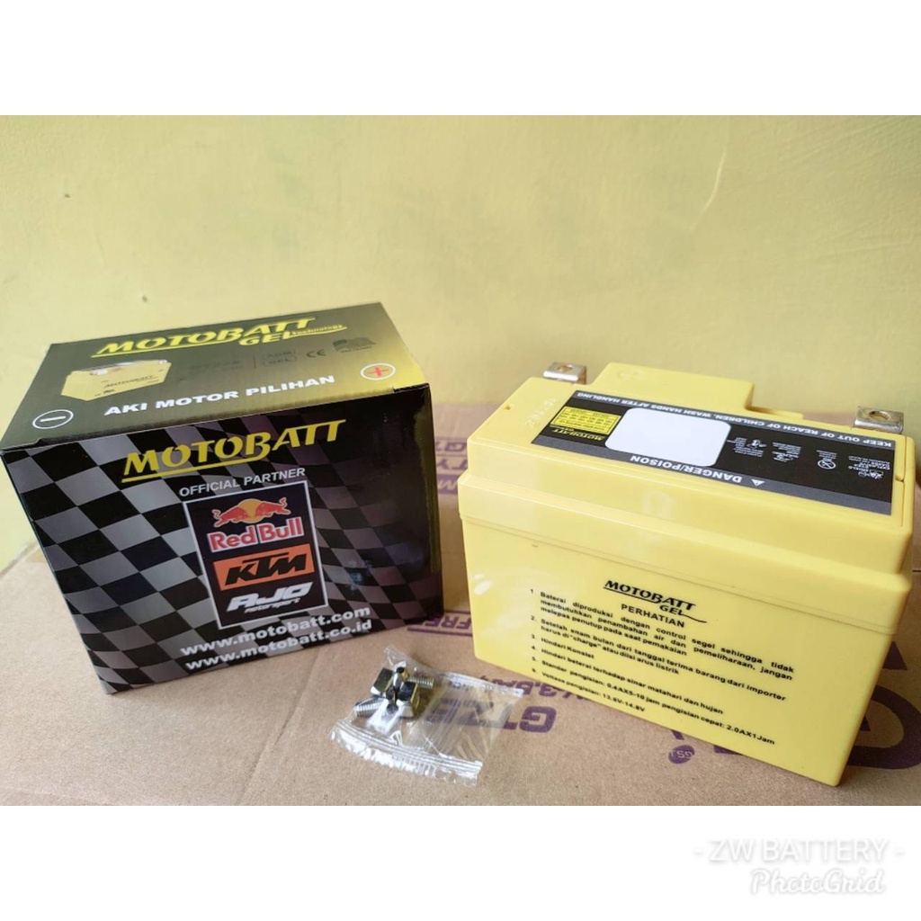 AKI MOTOR BEAT, VARIO 110, SPACY, REVO, BLADE, VERZA MTZ5S MOTOBATT GEL