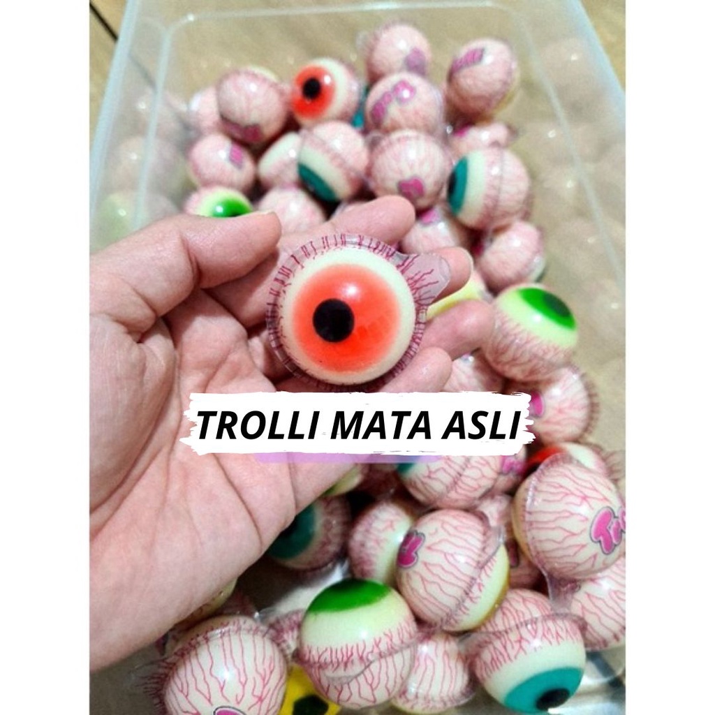 [ ASLI HALAL 100 % ] Trolli Gummy Halal Planet Gummi Halal - Permen mata,planet,bola asli guvmi Trol