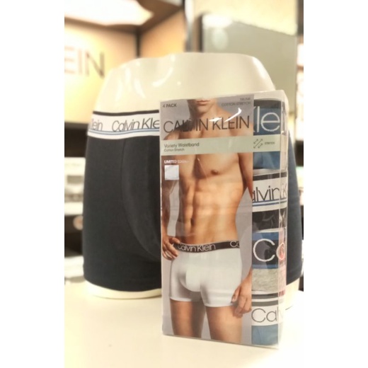 Underwear/Celana Dalam Pria CALVIN KLEIN Original Cotton - 4 Pack