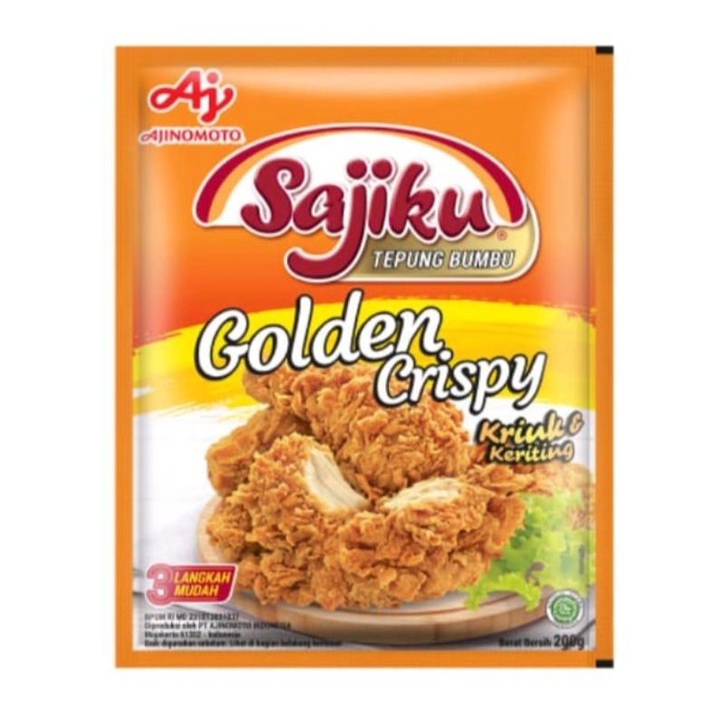 

Sajiku Tepung Bumbu Golden Crispy 200g Sachet