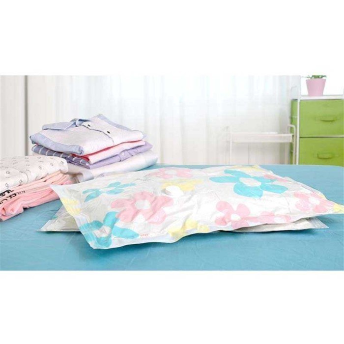 Kantong Vakum Pakaian 10 PCS Dengan Pompa Travel Vacum Bag