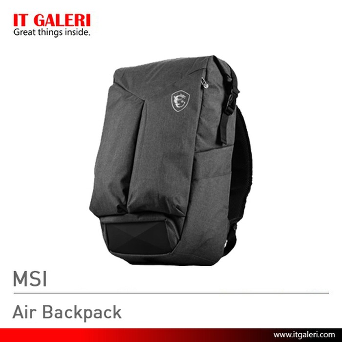 Tas Ransel Laptop Gaming MSI Air Backpack Grey