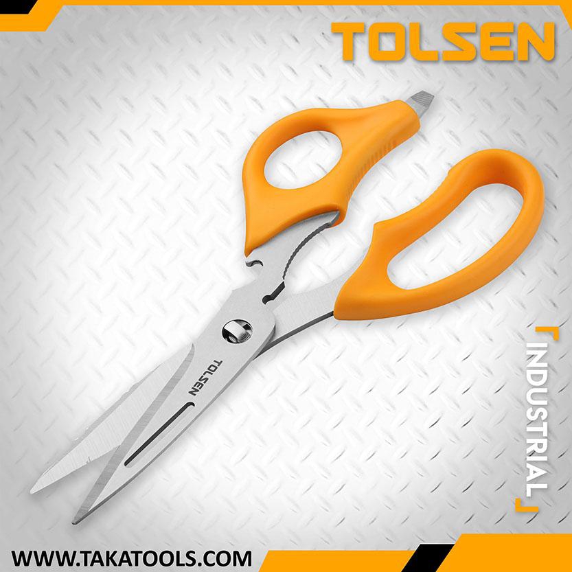 Tolsen Multi-Purpose Kitchen Scissors - Gunting Serbaguna (INDUSTRIAL) - #30049