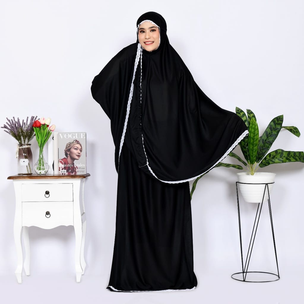 GF MEDAN - MUKENA HYGET - GRATIS TAS Mukenah Renda Amplop Dewasa Premium Jumbo Jersey Hyget Polos Tr