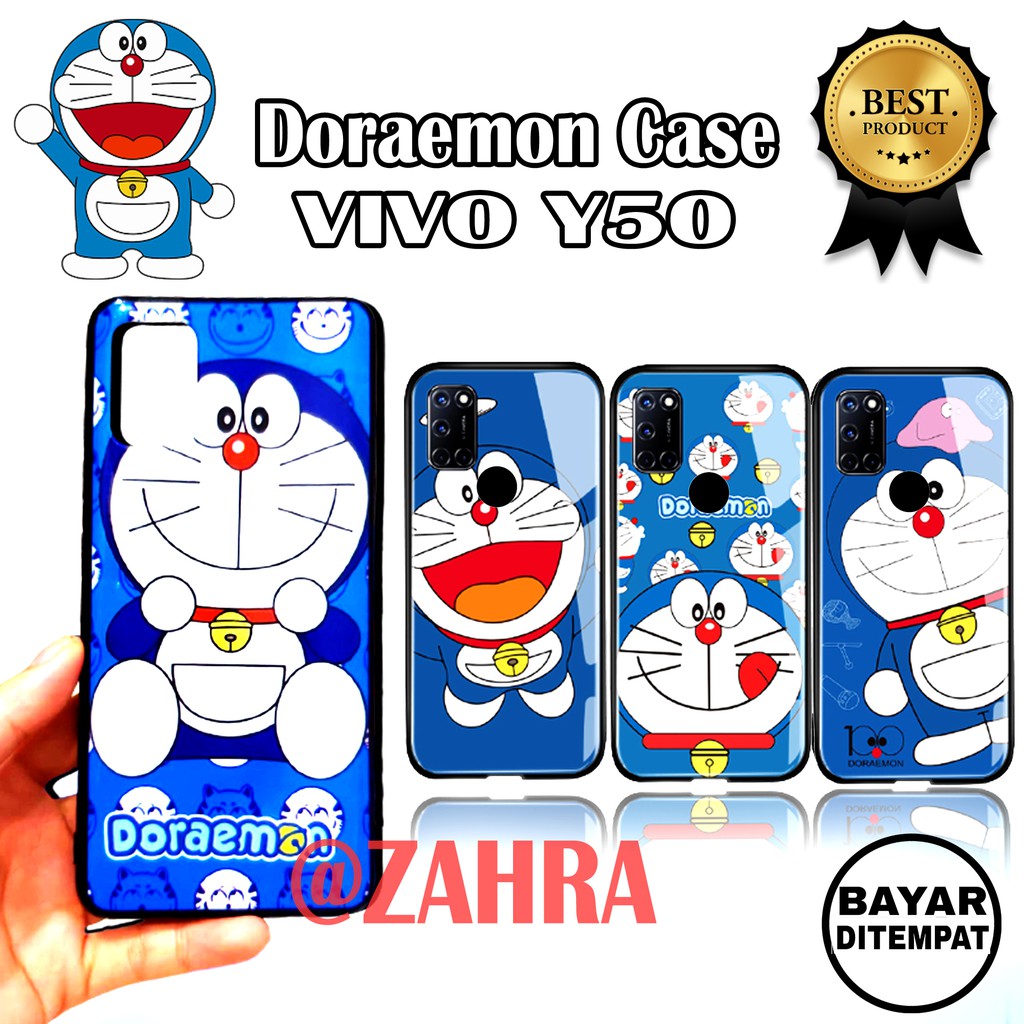 Case/Softcase/Casing Handpone/Casing HP Karakter DORAEMON For VIVO Y50 ( RANDOM ) - @ZAHRA