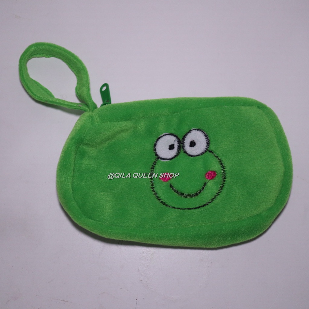 DOMPET KARAKTER BONEKA BAHAN VELBOA,TEMPAT PENSIL BAHAN