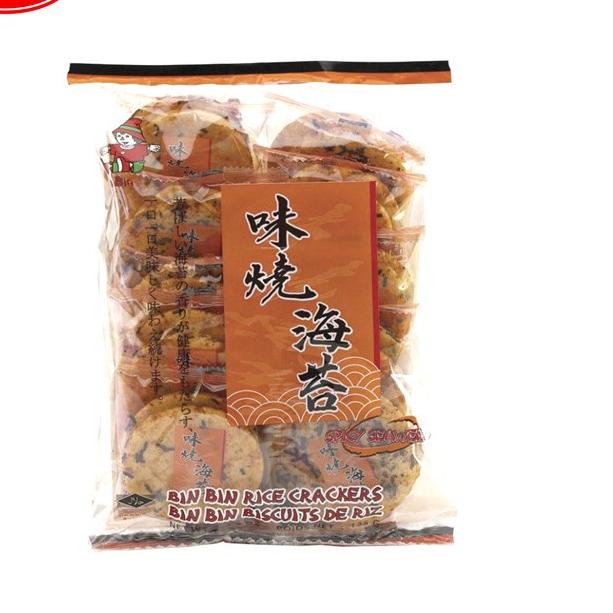 

Mall Bin Bin Rice Crackers Spicy Seaweed 135 gr