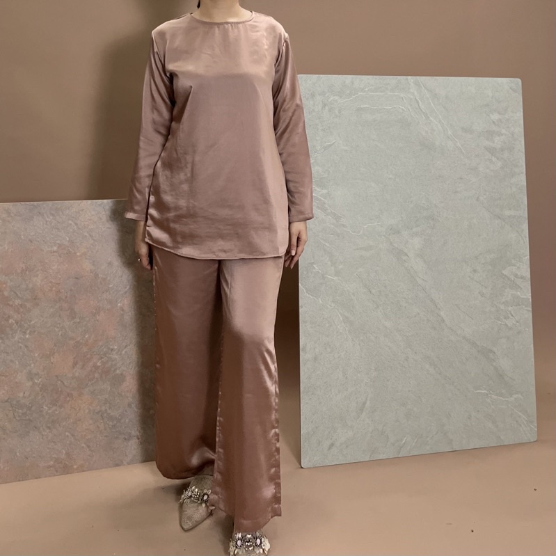 inner hijab &amp; culottes pants (atasan dan celana dijual terpisah)