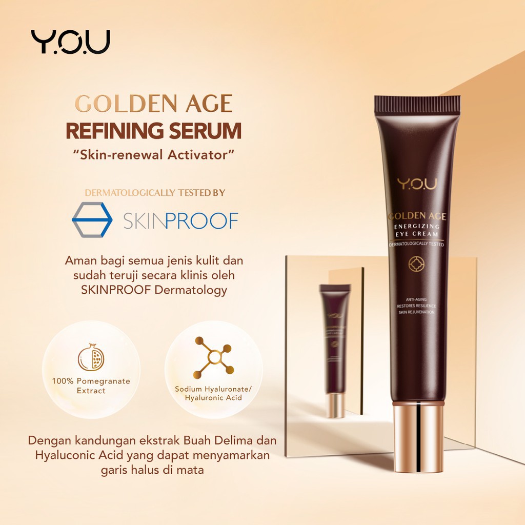 YOU Golden Age Energizing Eye Cream 15g [ Intense Eye Firming Treatment] / Y.O.U / VH