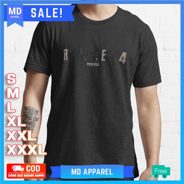 Kaos Baju Resident Evil 4 Remake Logo 491229 Premium