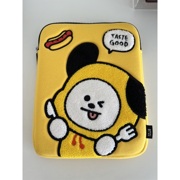 BT21 Chimmy tablet/ipad sleeve pouch 11 inch (kuning)