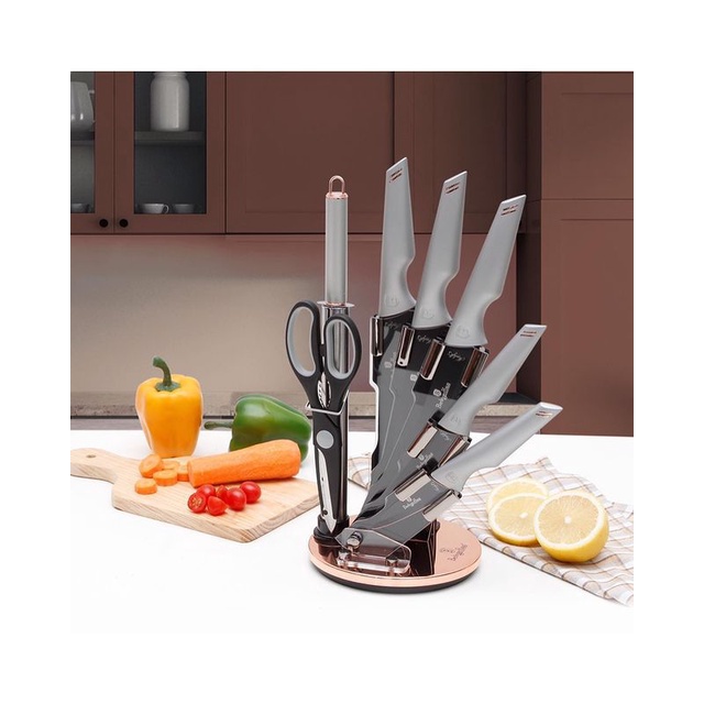 Berlinger Haus Knife Set Grey Moonlight