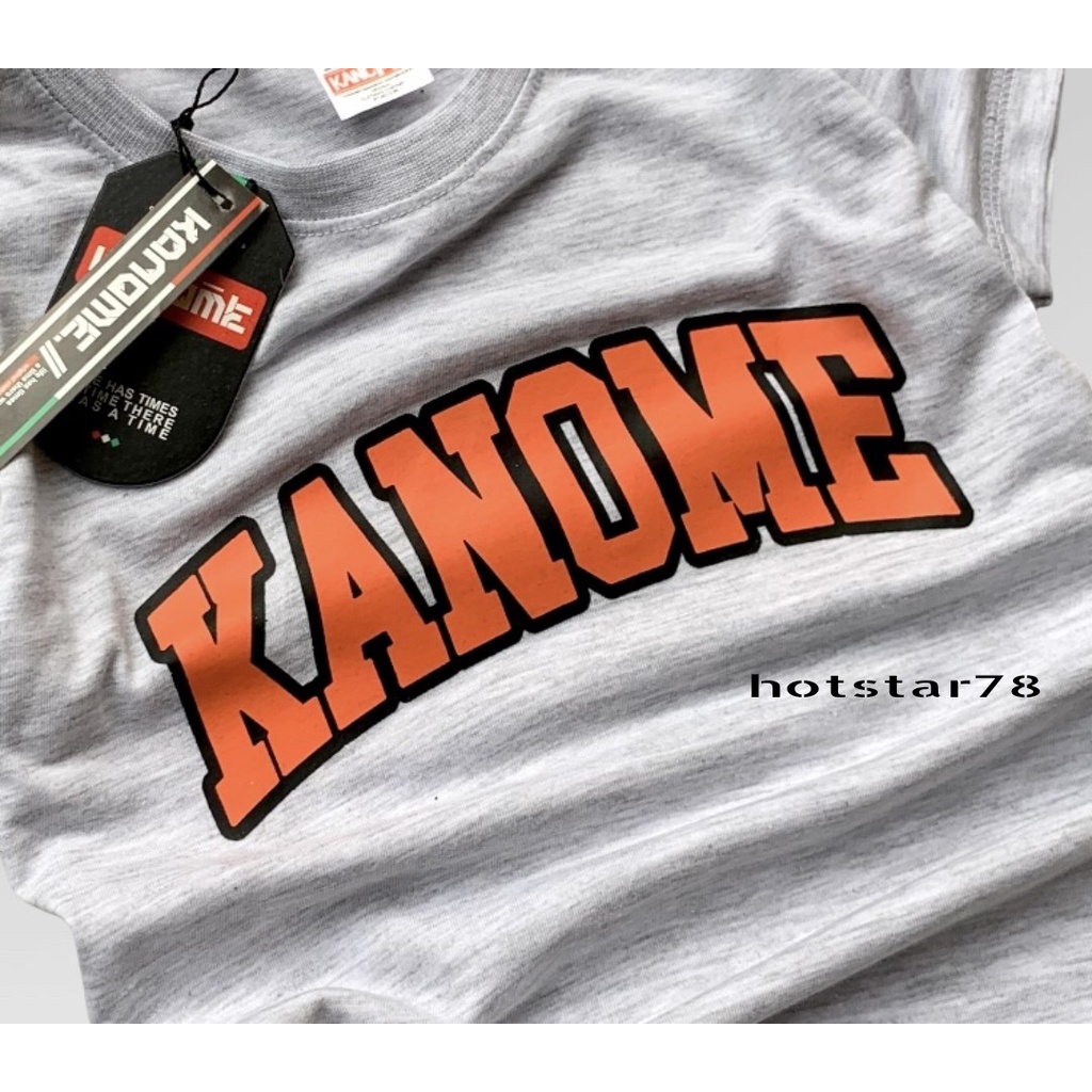 T-Shirt Anak Brand KANOME Premium, Kaos Anak Terbaru, Distro Anak, Kaos Unisex, Baju Anak Laki Laki &amp; Perempuan Umur 1-12 Tahun