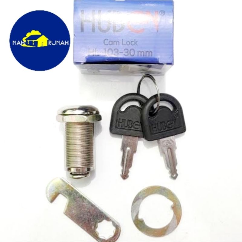 KUNCI CAMLOCK Kunci Laci Loker Kait - HUBEN HL 103 HL103 20mm 25mm 30mm