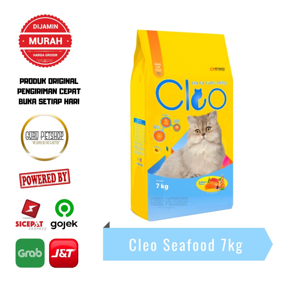 Cleo Seafood 7kg Freshpack Makanan Kucing Cleo Seafood Adult 7kg