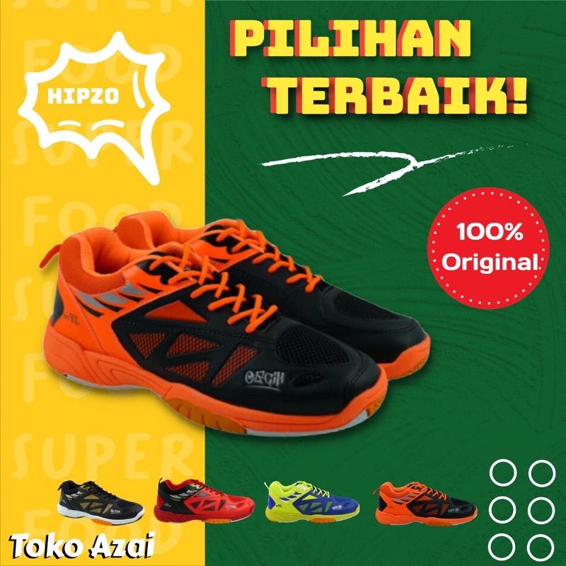 Sepatu Pria Badminton hipzo M-048 Original olahraga lari Snekers