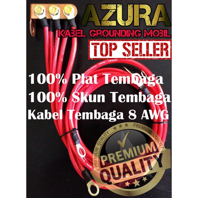 .........] AZURA Kabel Grounding Mobil - Kabel Grounding Mobil 5 titik