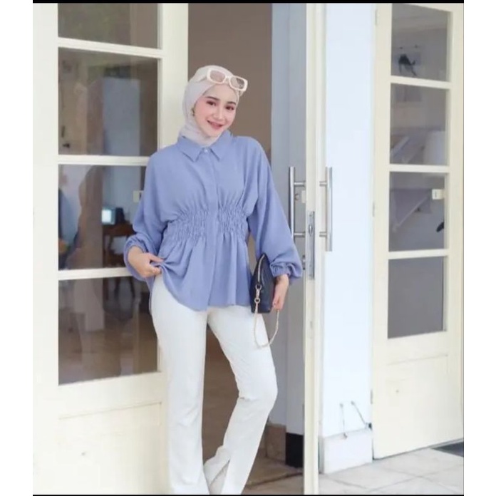 PRILLY BLOUSE CRINKLE//KEYY BLOUSE