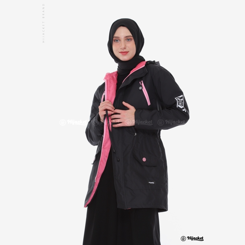 ⭐️GRATIS MASKER HIJAB⭐️ HIJACKET MONTIX SERIES - HIJACKET OFFICIAL HIJACKET STORE JAKET MUSLIMAH JAKET HIJABERS-MOSSGREEN