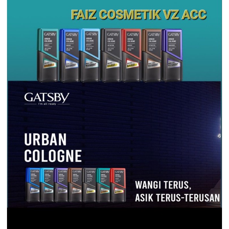 Minyak Wangi Gatsby Urbsn cologne ukuran 125ml