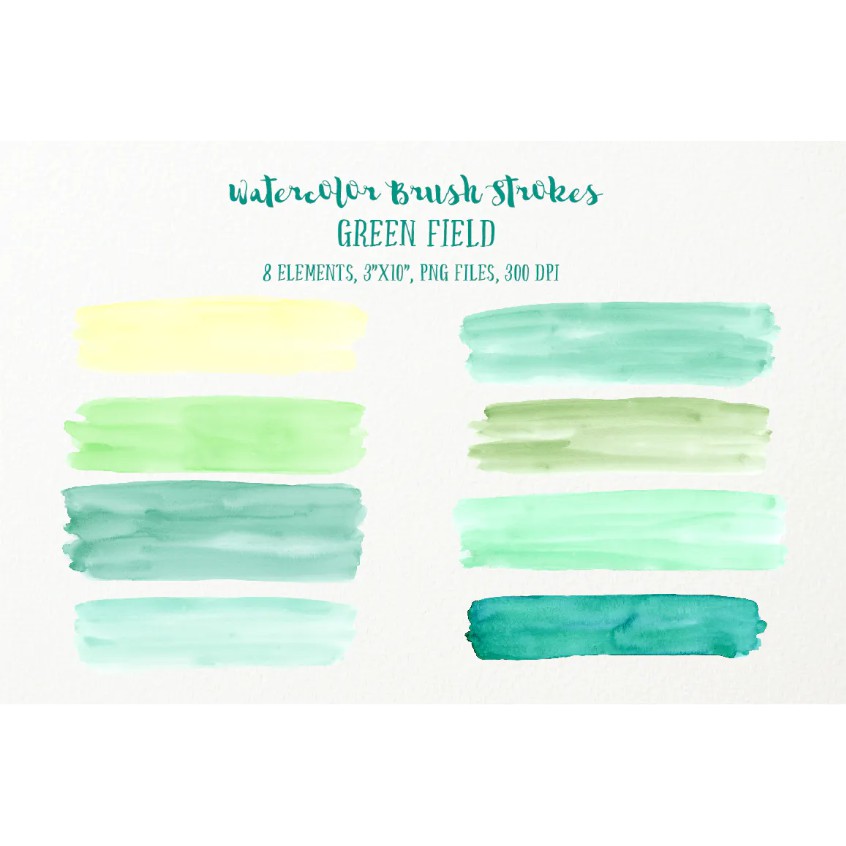 Pro Watercolor Brush Stroke Bundle - Creative Marketid-2