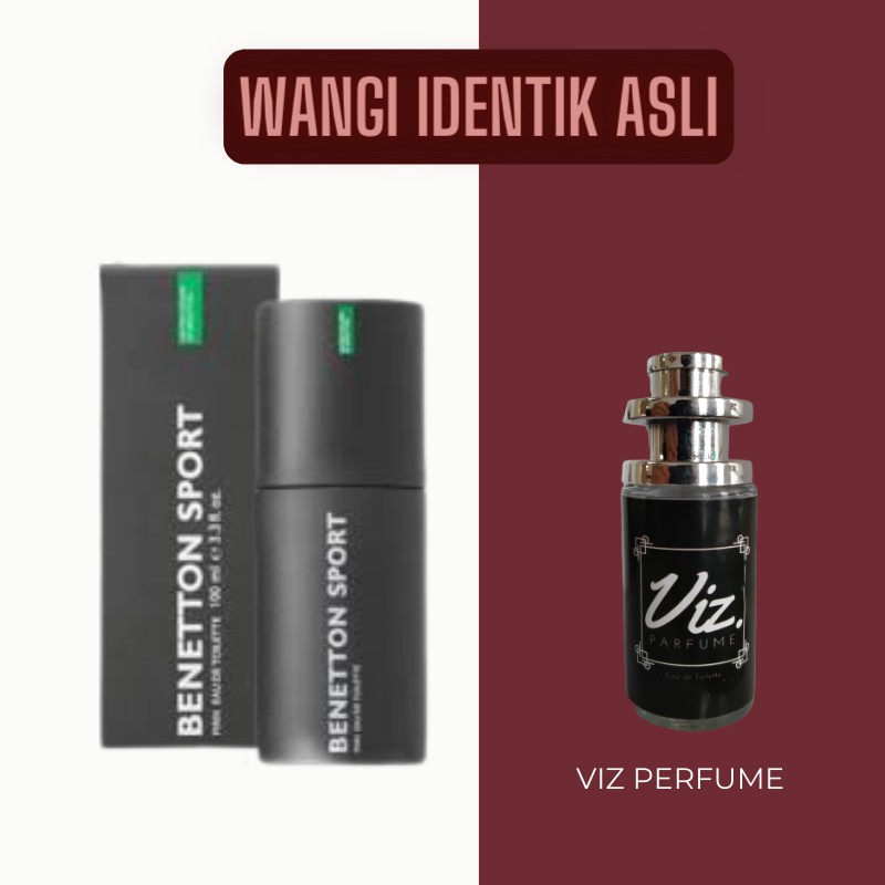 BELI 2 FREE 1 PARFUM | VIZ Perfume Benetton Sport Man - inspired | BEST SELLER | Parfum Laki-laki