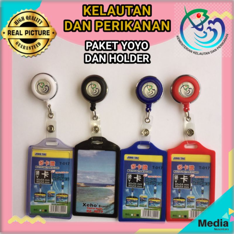 

Kementrian Kelautan Dan Perikanan Gantungan Id Card Holder Paket Lengkap