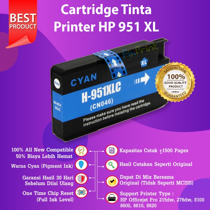 Ink Cartridge Compatible 950 951 XL 950XL 951XL HP 8100 8600 8610 8620